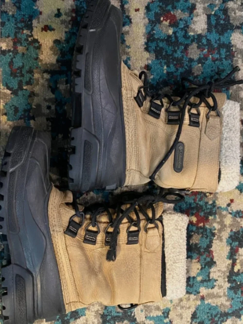 Columbia Siberiak Tan Thermolite Boots Size 9 #BL1115-258